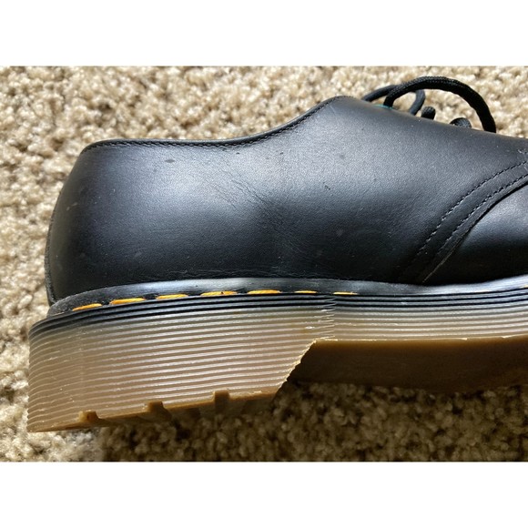 Dr Martins Air Wair men's black leather Oxford shoes size 7 - Picture 7 of 8